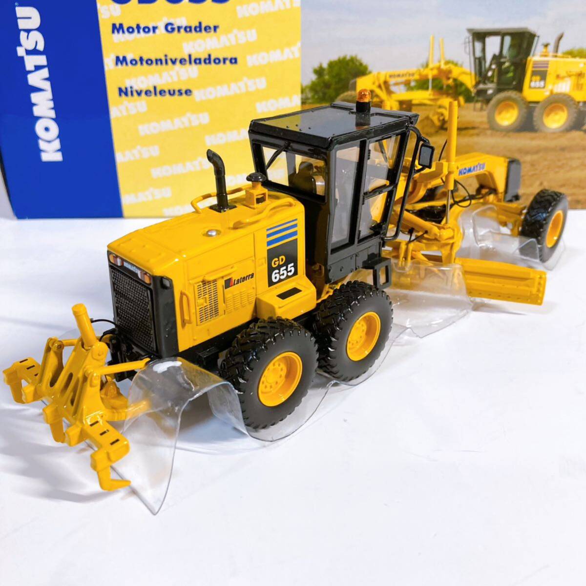FIRST GEAR 1/50 コマツ モータグレーダ GD655 17612(建設車両、作業車