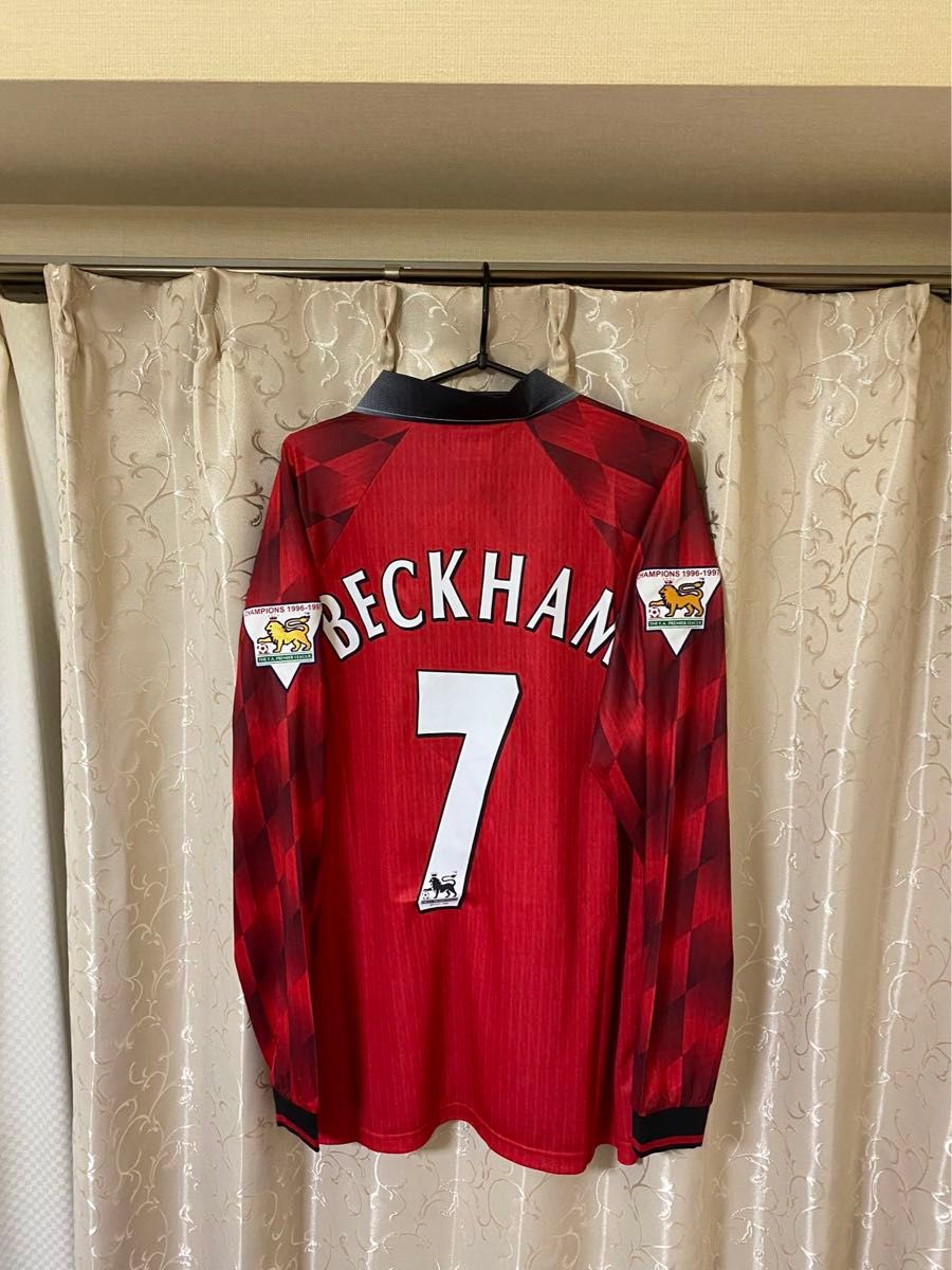 マンチェスター・ユナイテッド BECKHAM 7番 長袖シャツ BECKHAM 7
