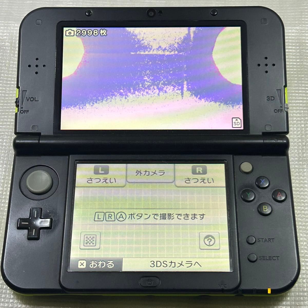 Newニンテンドー3DS LL ライム×ブラック 本体｜Yahoo!フリマ（旧PayPay