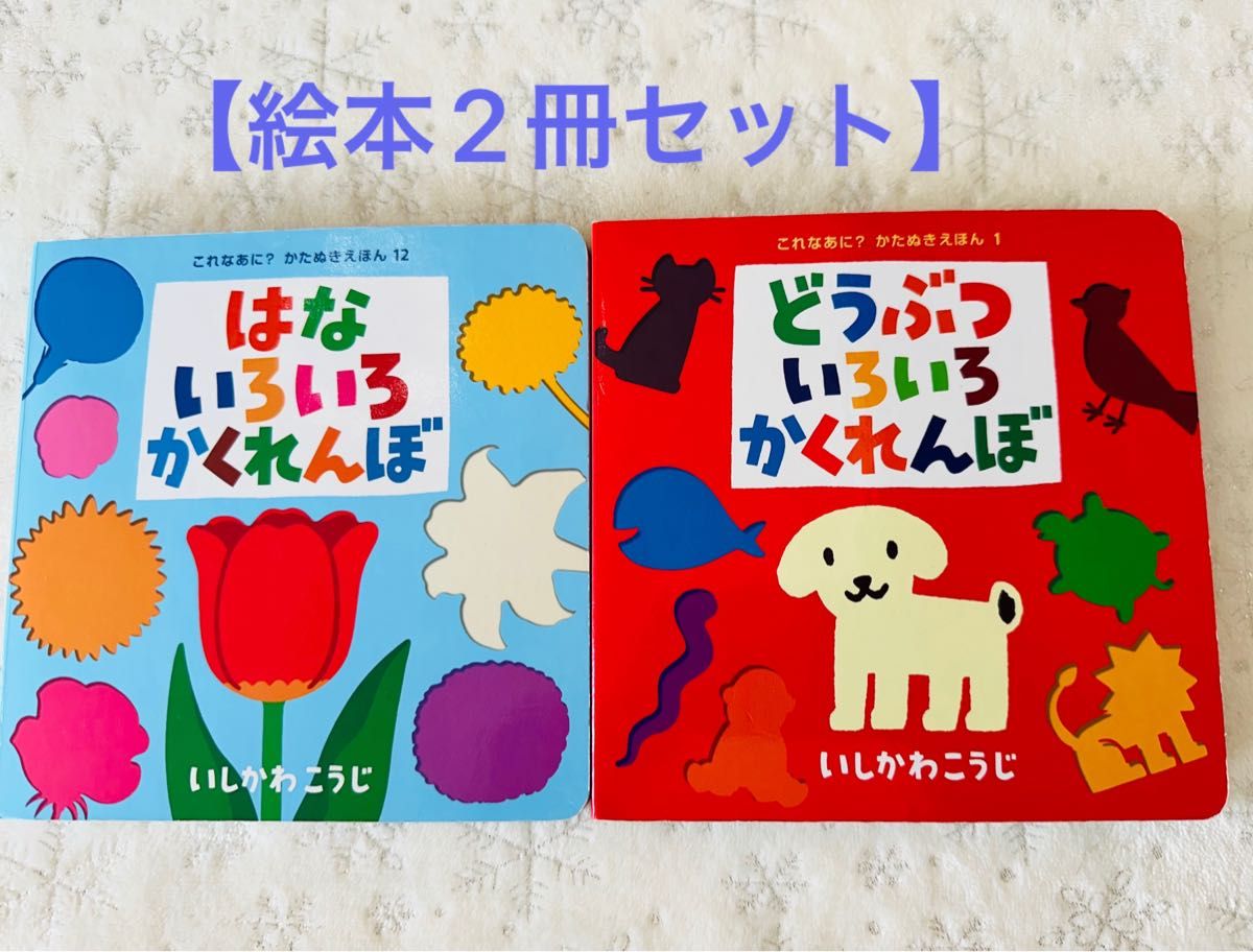 どうぶついろいろかくれんぼ】【はないろいろかくれんぼ】 いしかわ