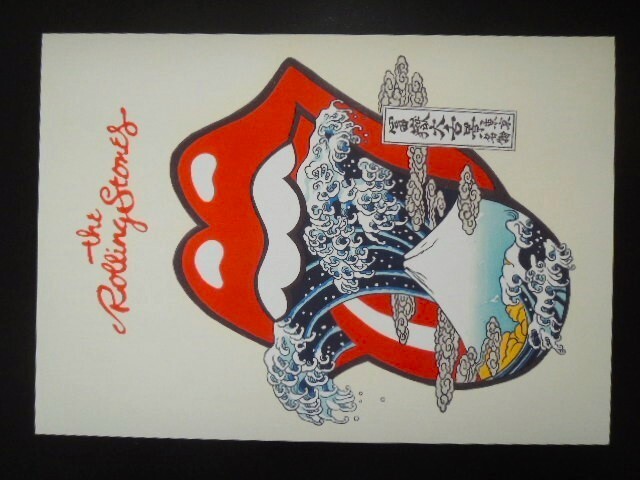 A4 額付き ポスター ローリングストーンズ The Rolling Stones アート