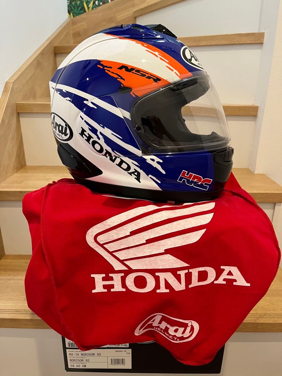 NSR250R 92 RX-7Xアライ Arai Lサイズ 限定品 LIMITED EDITION