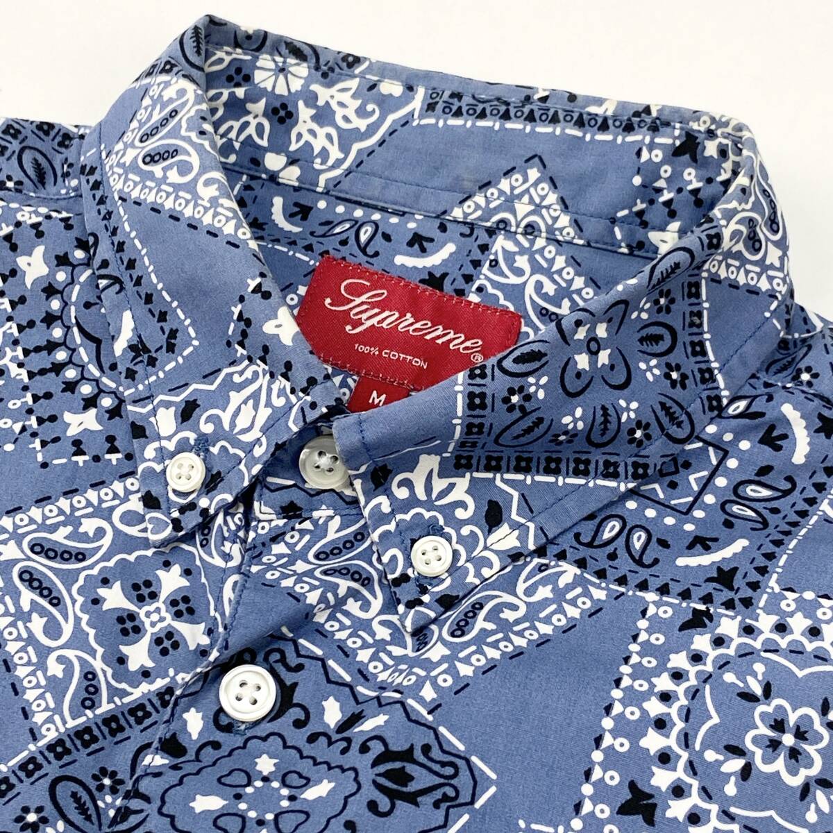 希少 名作 Supreme / シュプリーム 15SS Bandana Shirt / バンダナ