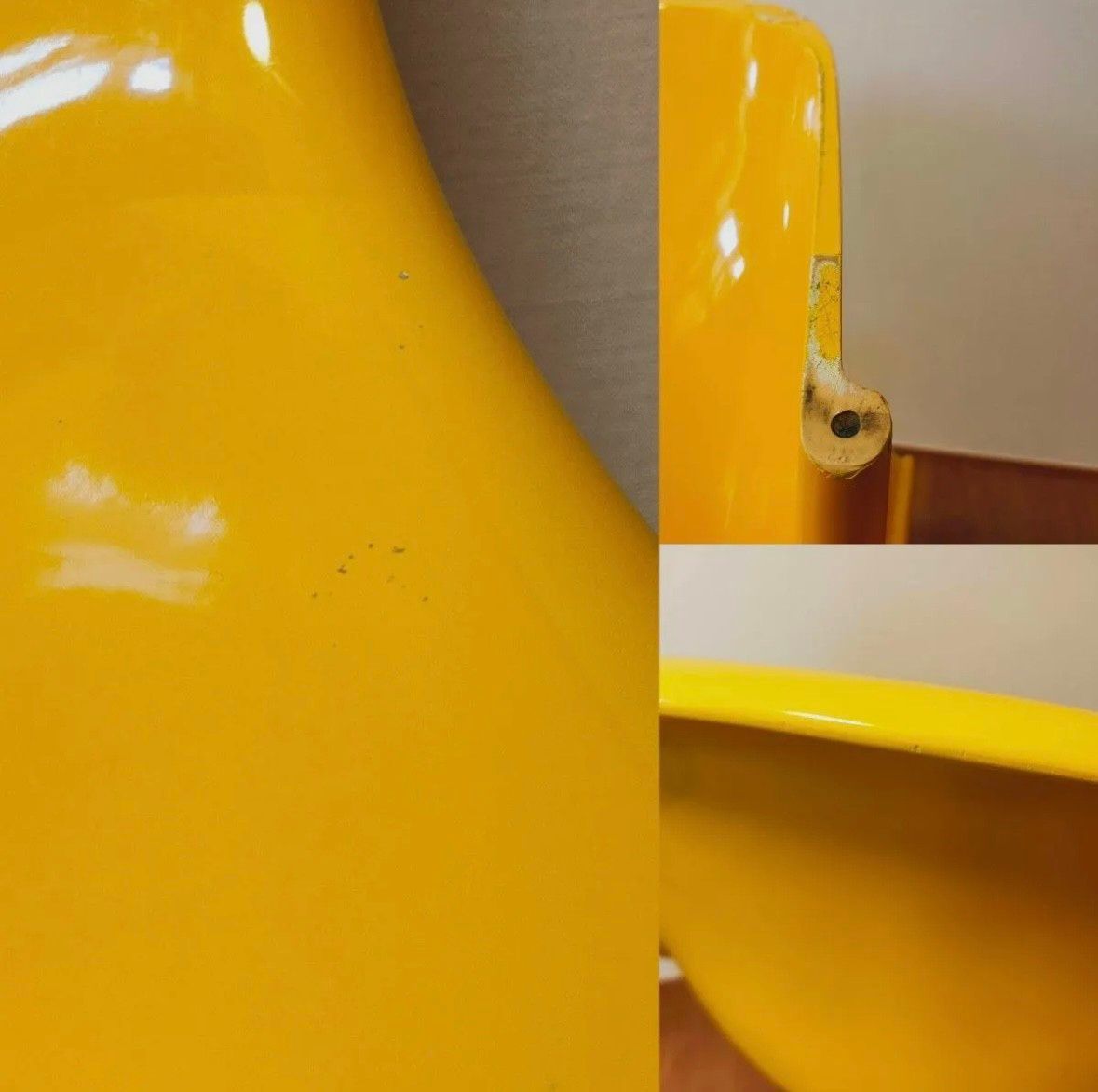 正規品 刻印あり 希少】 パントンチェア クラシック イエロー VITRA
