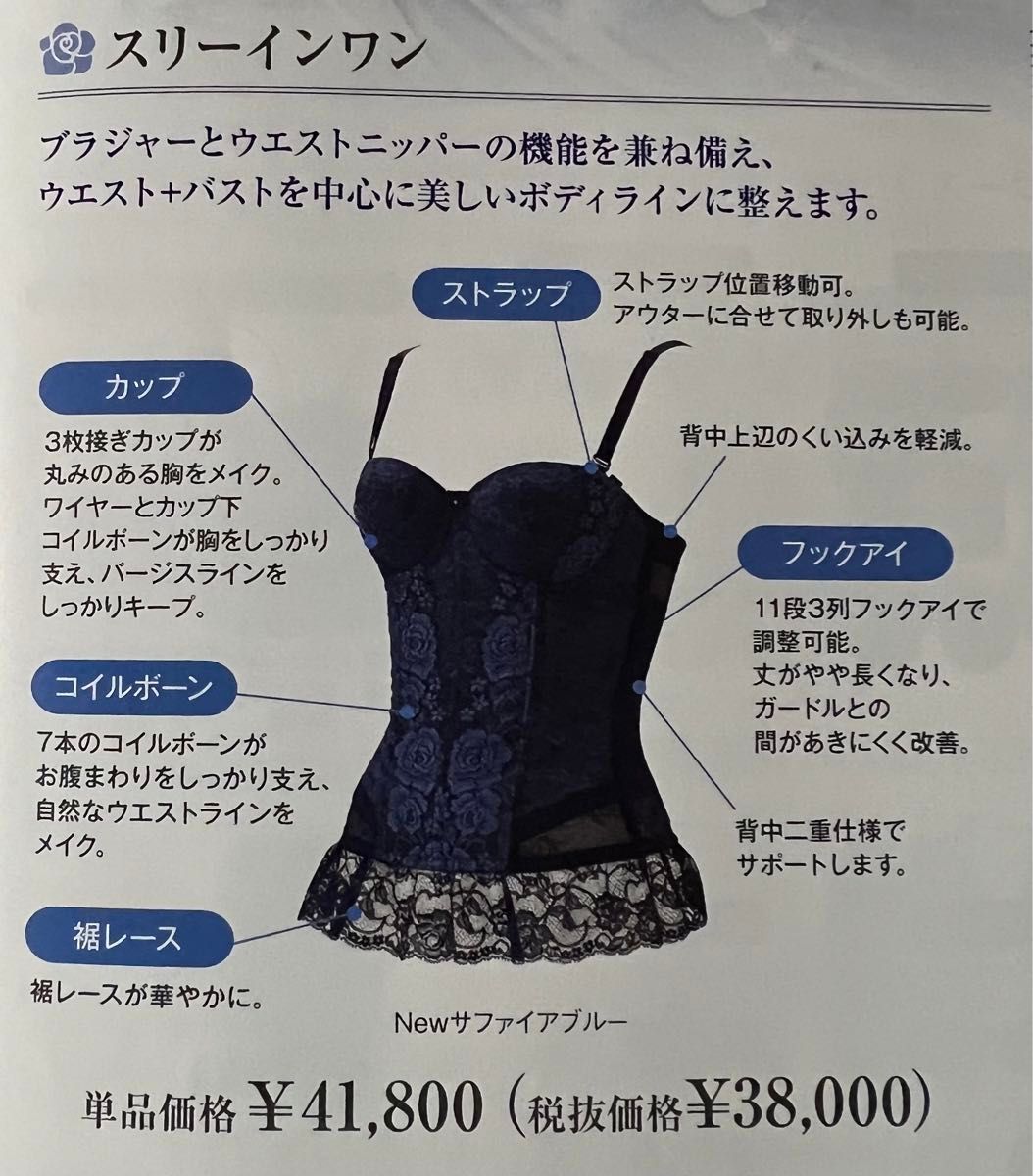 補正下着メーカーシャンデール New柄パワーネットエレガント スリー