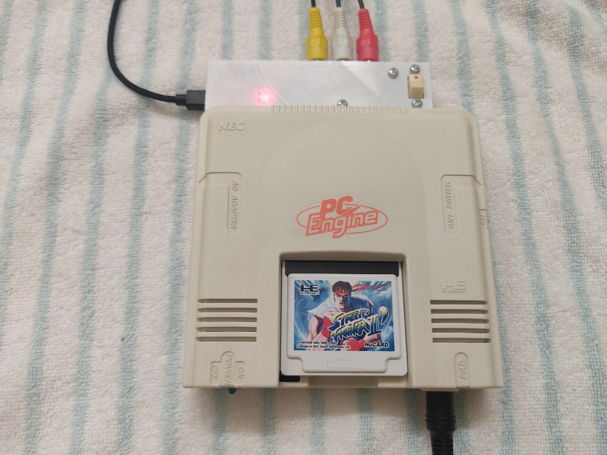 PCエンジン 本体一式 付属品全てあり おまけ(AV出力ブースター)付き