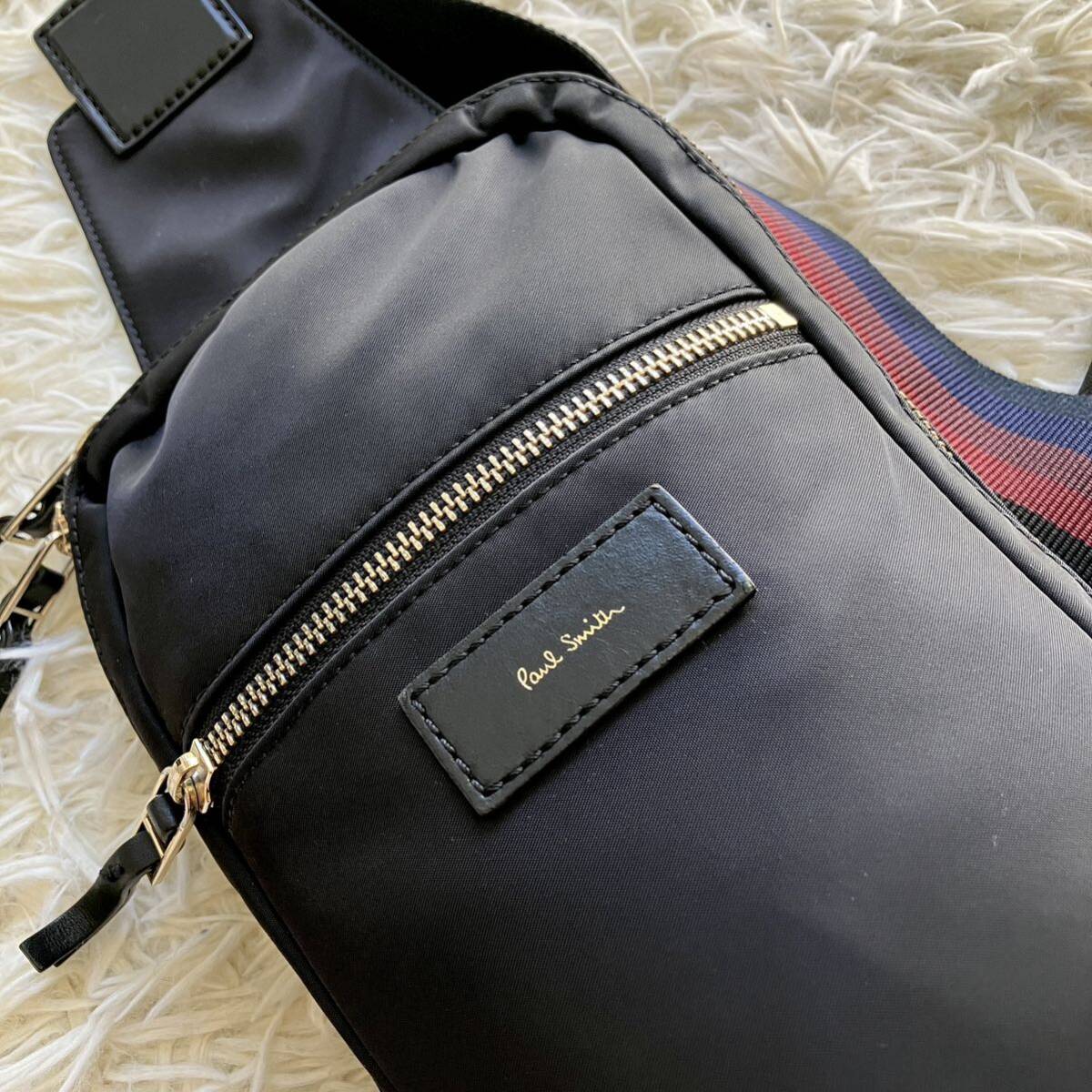 Paul Smith 美品 PaulSmithポールスミス ボディバッグ ショルダー