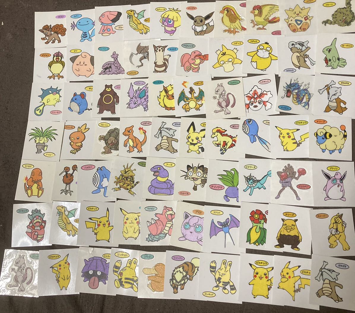 ポケモン デコキャラシール セット 60枚 ポケモンパン ステッカー