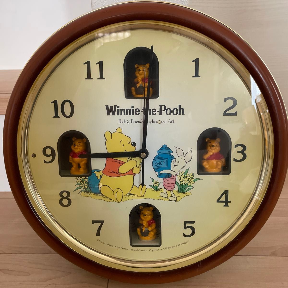 ディズニー くまのプーさん winnie the phoo 掛け時計 壁掛け時計