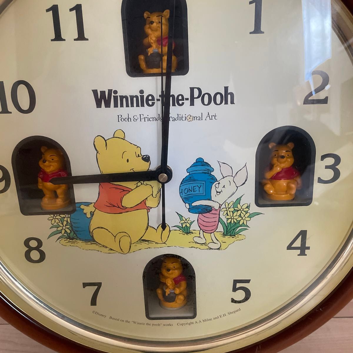 ディズニー くまのプーさん winnie the phoo 掛け時計 壁掛け時計
