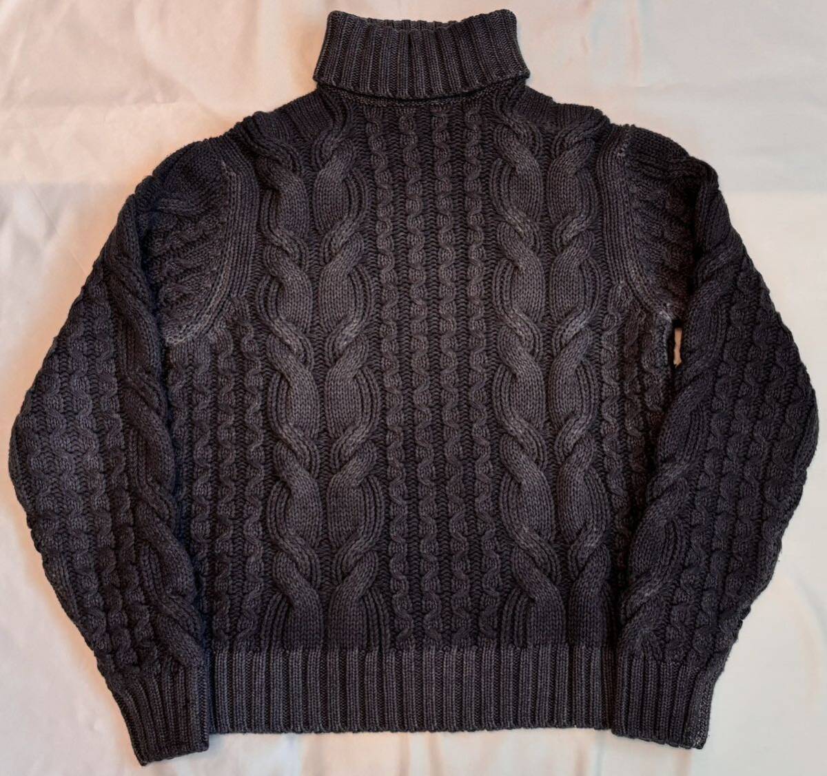 Cruciani クルチアーニ ニット タートルネック カシミヤ ウール グレー