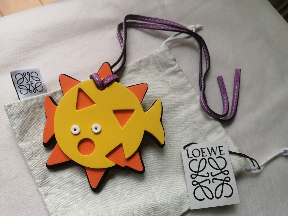 極美品】最終値引き ロエベBLOWFISH CHARM ブローフィッシュ バッグ