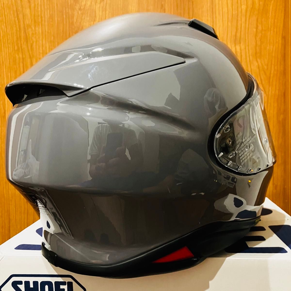 値下げ 美品 SHOEI Z-8 バサルトグレー Mサイズ スモークミラー