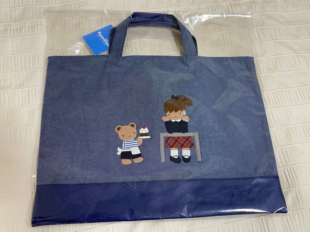 新品 ファミリア デニムバッグ ネイビー｜Yahoo!フリマ（旧PayPayフリマ）