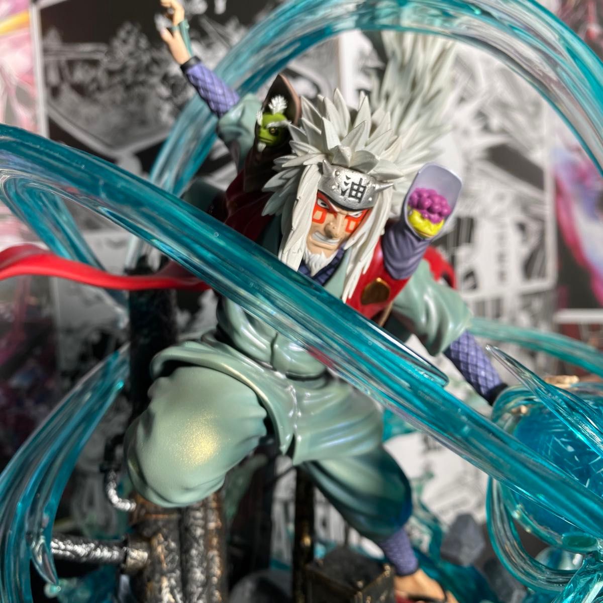 ナルト NARUTO 自来也 三忍 仙人モード フィギュア ガレージキット