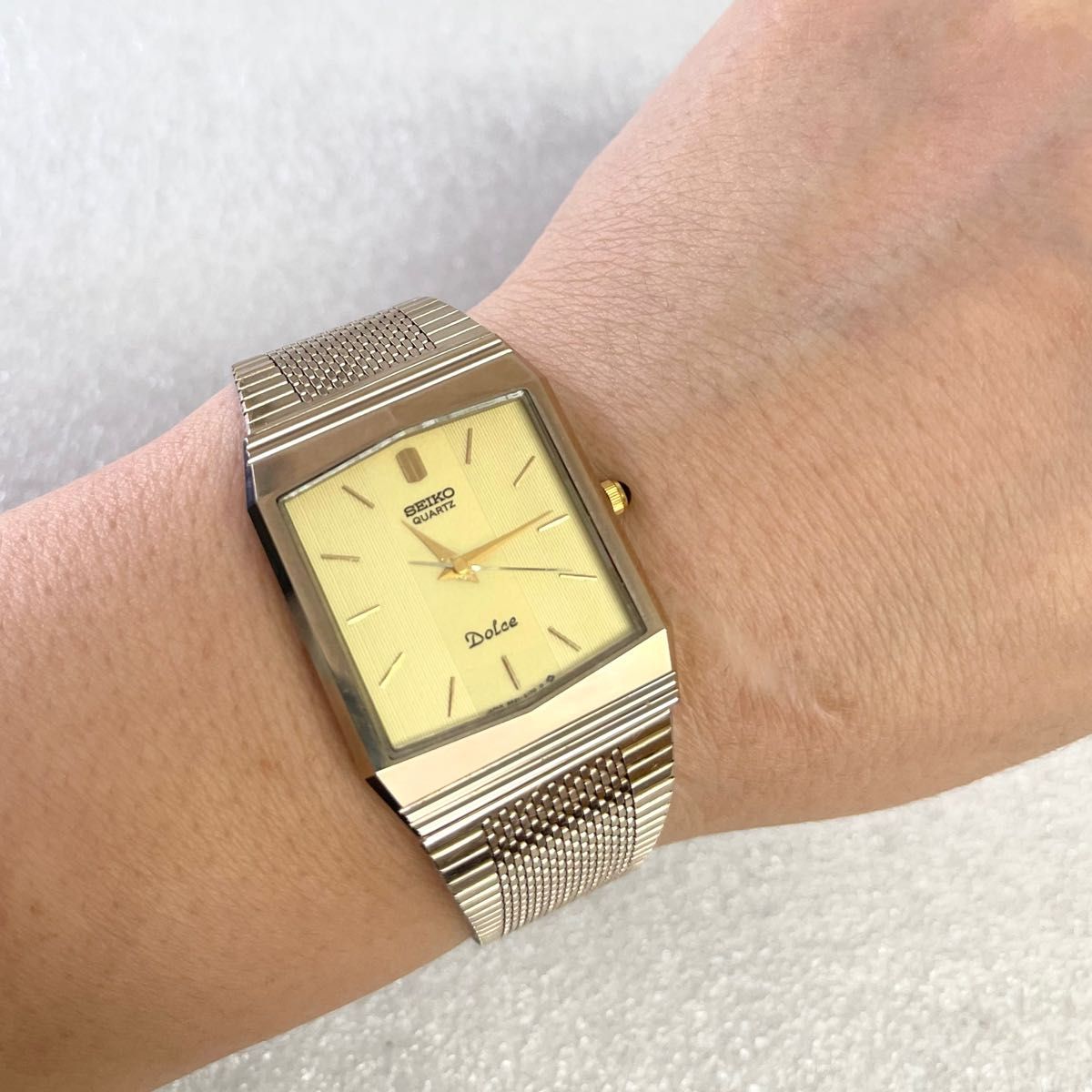 稼働 良品 SEIKO DOLCE 超硬質合金 超硬型 NSAG ケース ドルチェ
