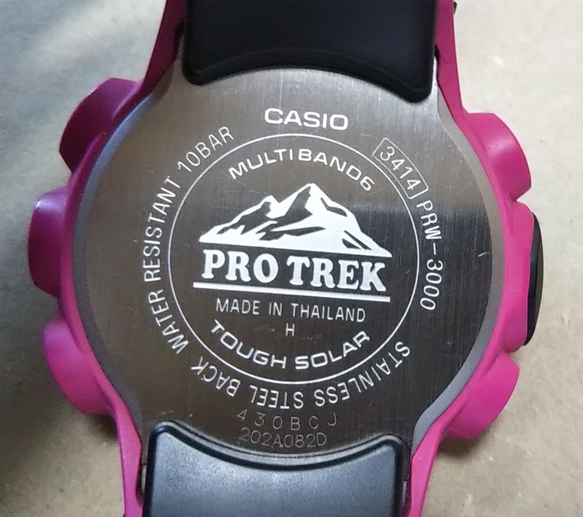 電池新品 CASIO PROTREK プロトレック PRW-3000-4B 電波 ソーラー