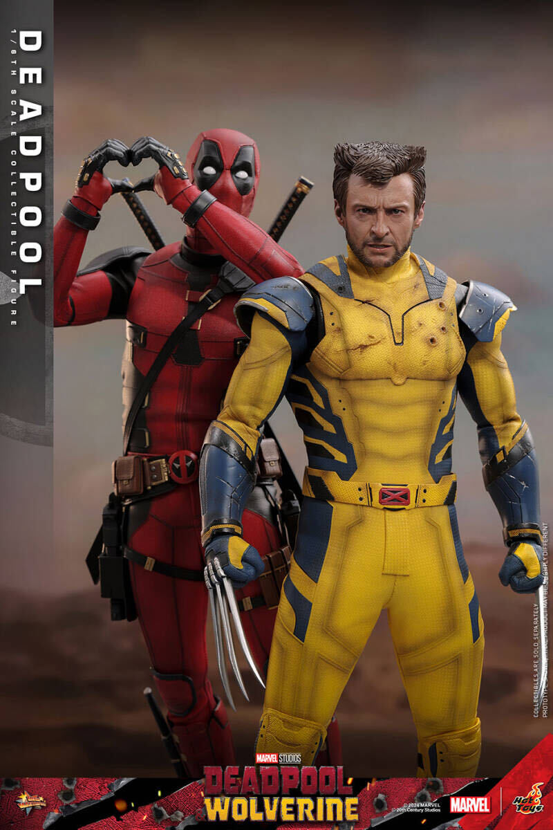Yahoo!オークション - ホットトイズ 1/6 デッドプール ＆ ウルヴァリン