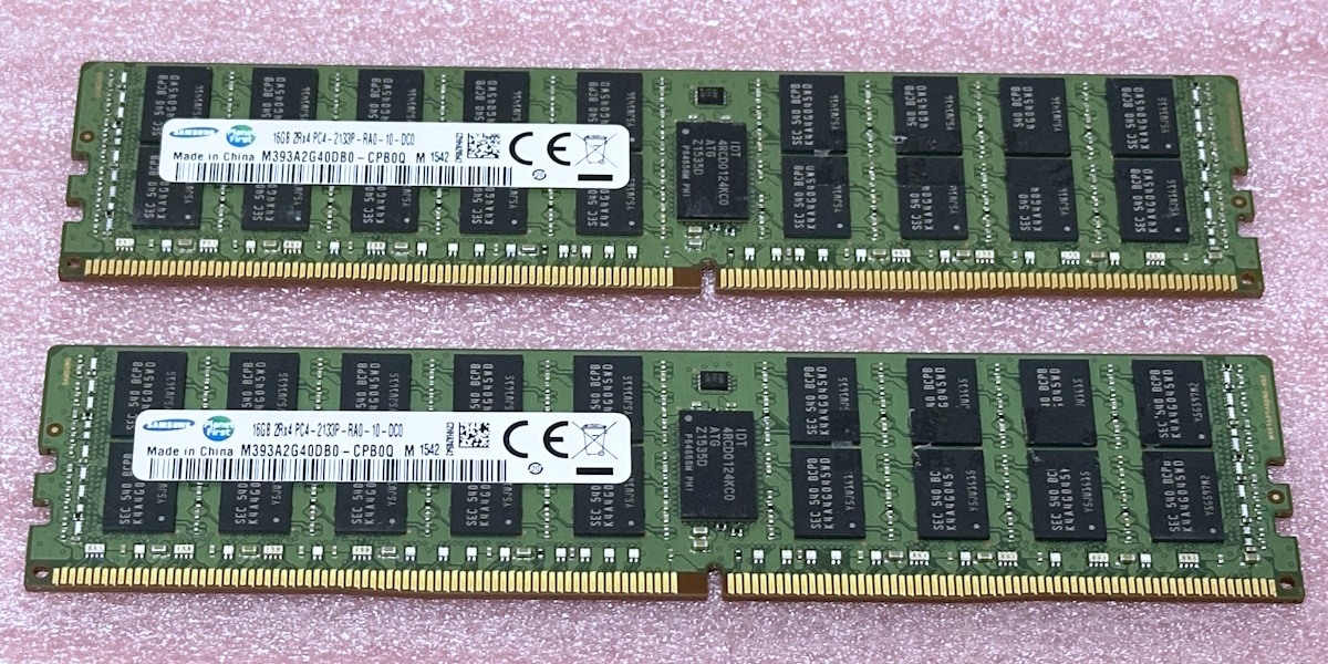 PC4-2666V 8G 2枚 Micron マイクロン PC4-2666V 8GB 2枚 動作OK 16GB