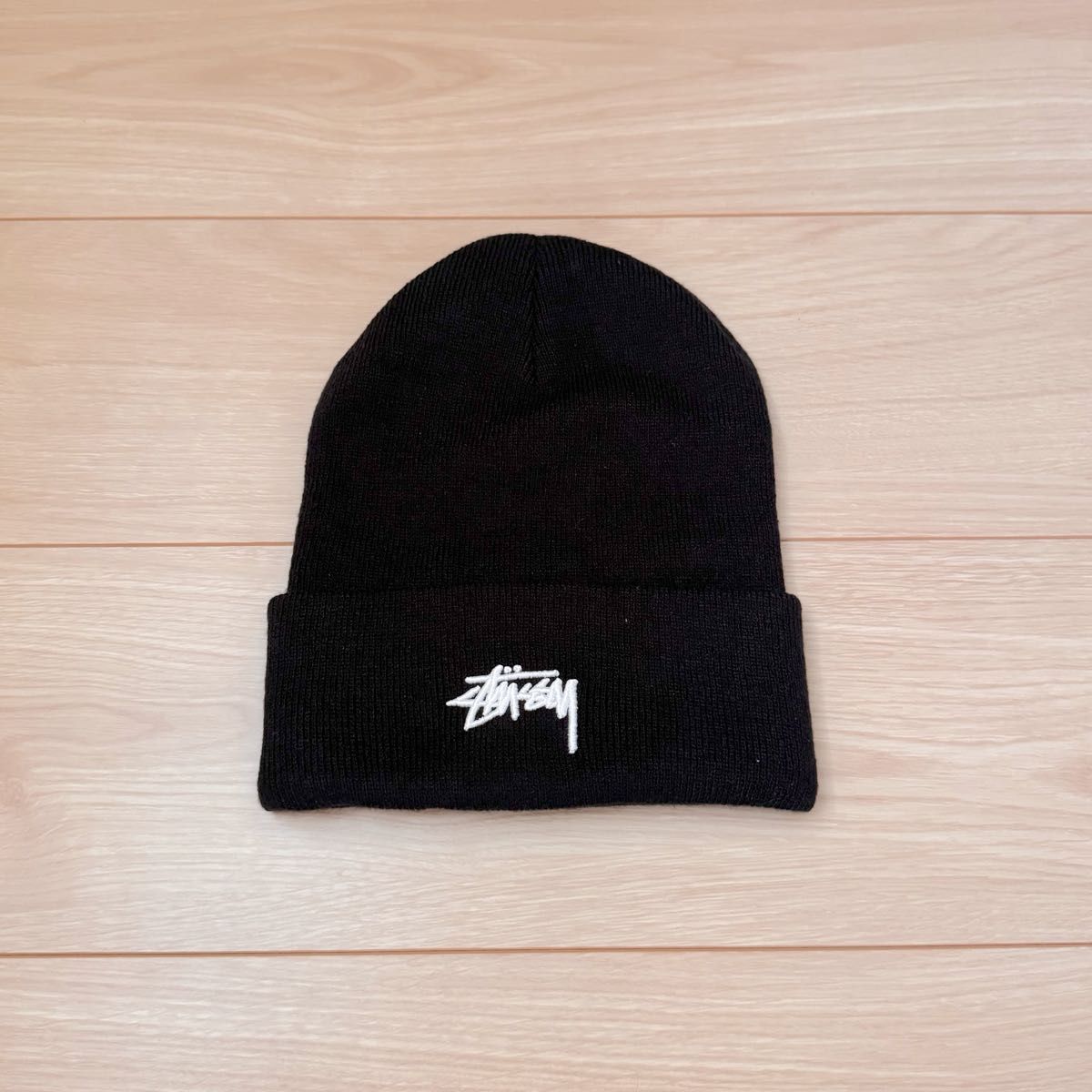 美品 Stussy×NIKE コラボ ビーニー ニット帽ステューシー×ナイキ