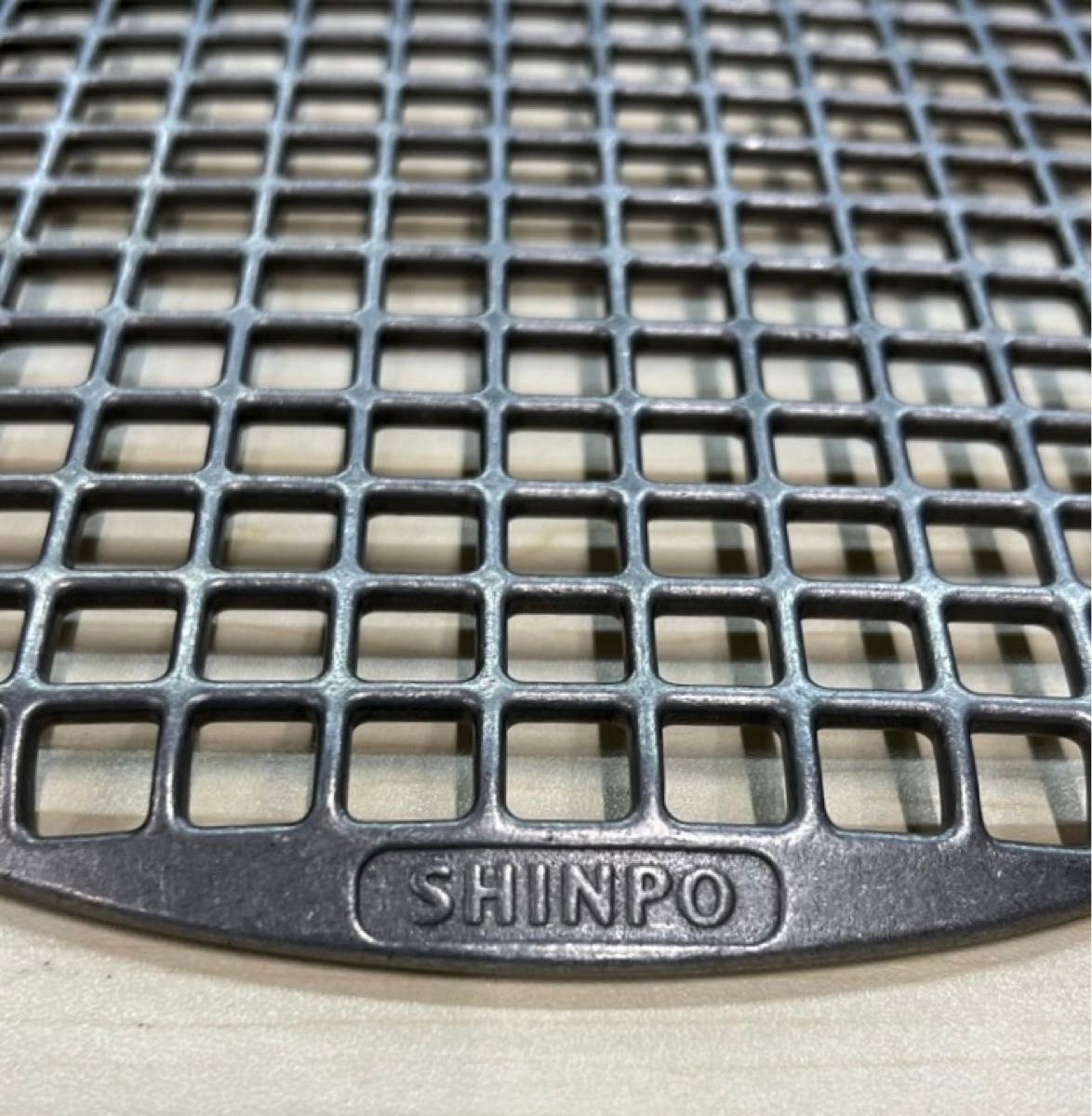 シンポ フラットネット 高級 鋳物 ステンレス 焼き網 28センチ 280