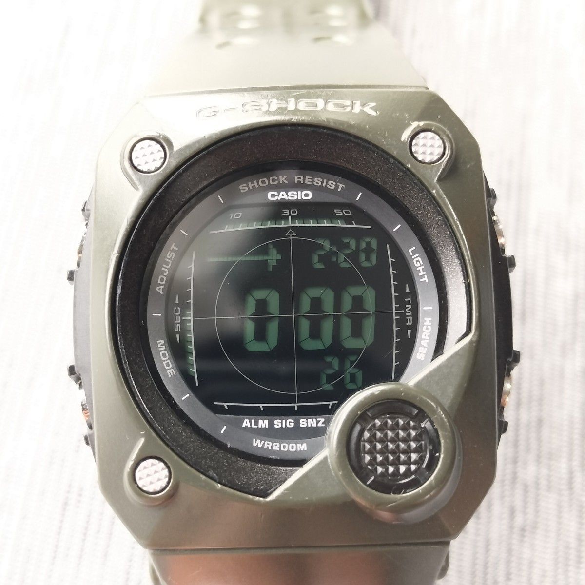 激レア 通称スナイパー Gショック G-8000 LEDインジケーターライト搭載