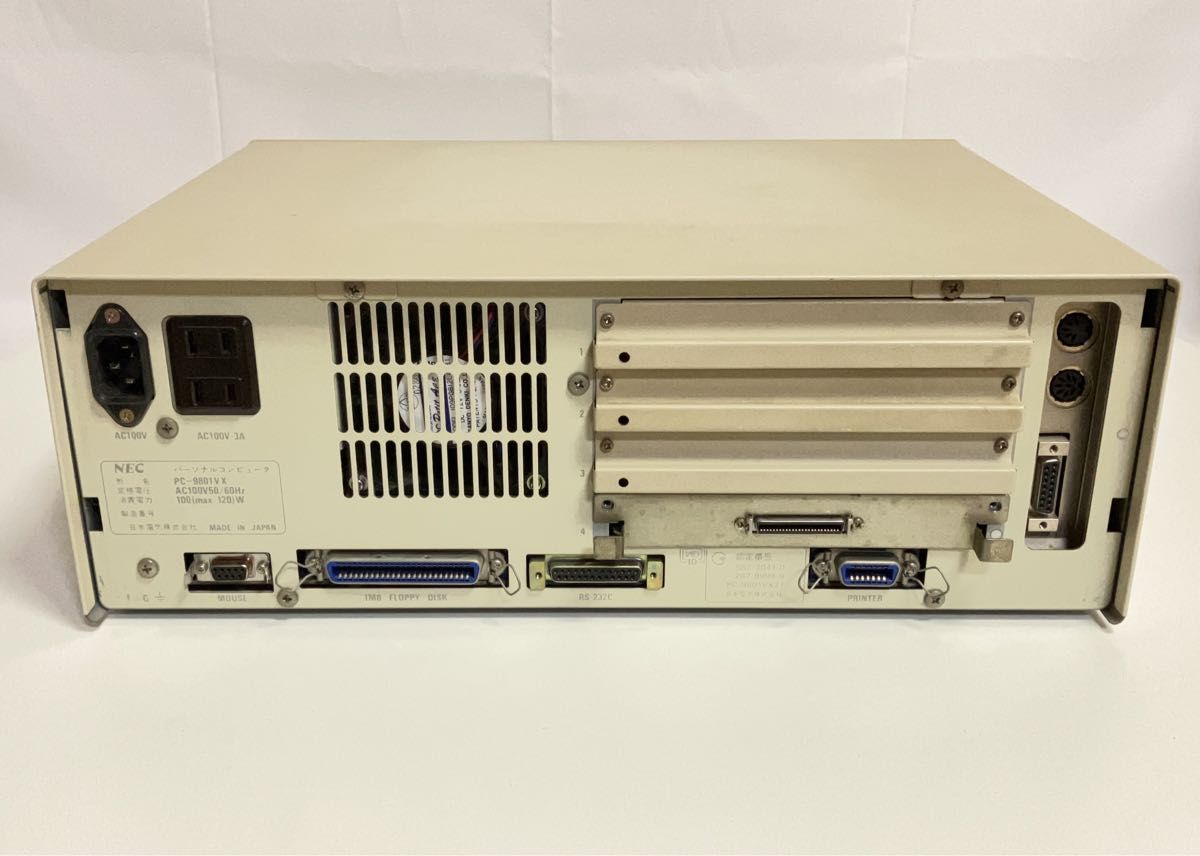 ジャンク品 PC-9801 VX （HDD /SCSIボード/ケーブル/キーボード付き