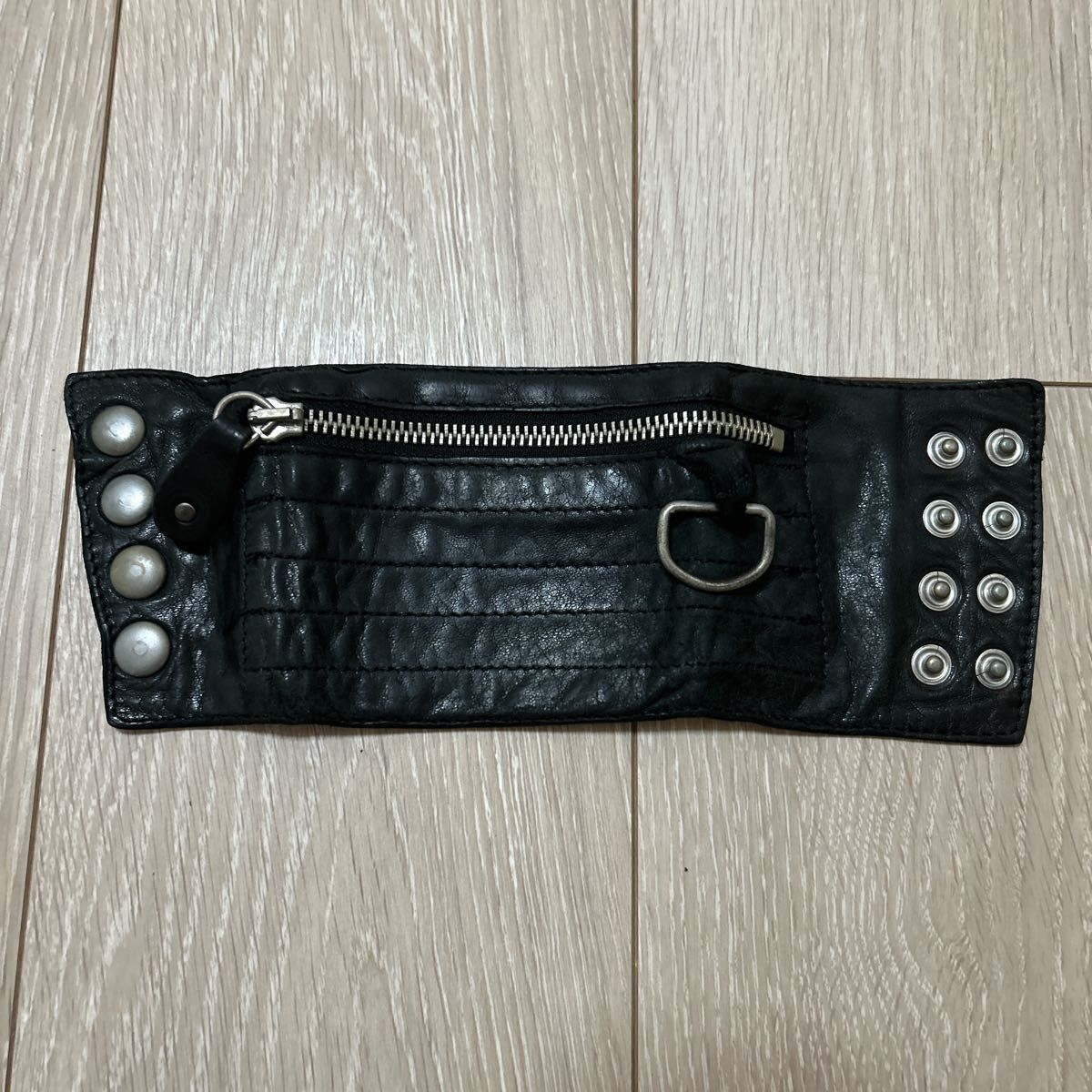 MAISON MARTIN MARGIELA ⑪ レザー ブレスレット 14AW archive メゾン