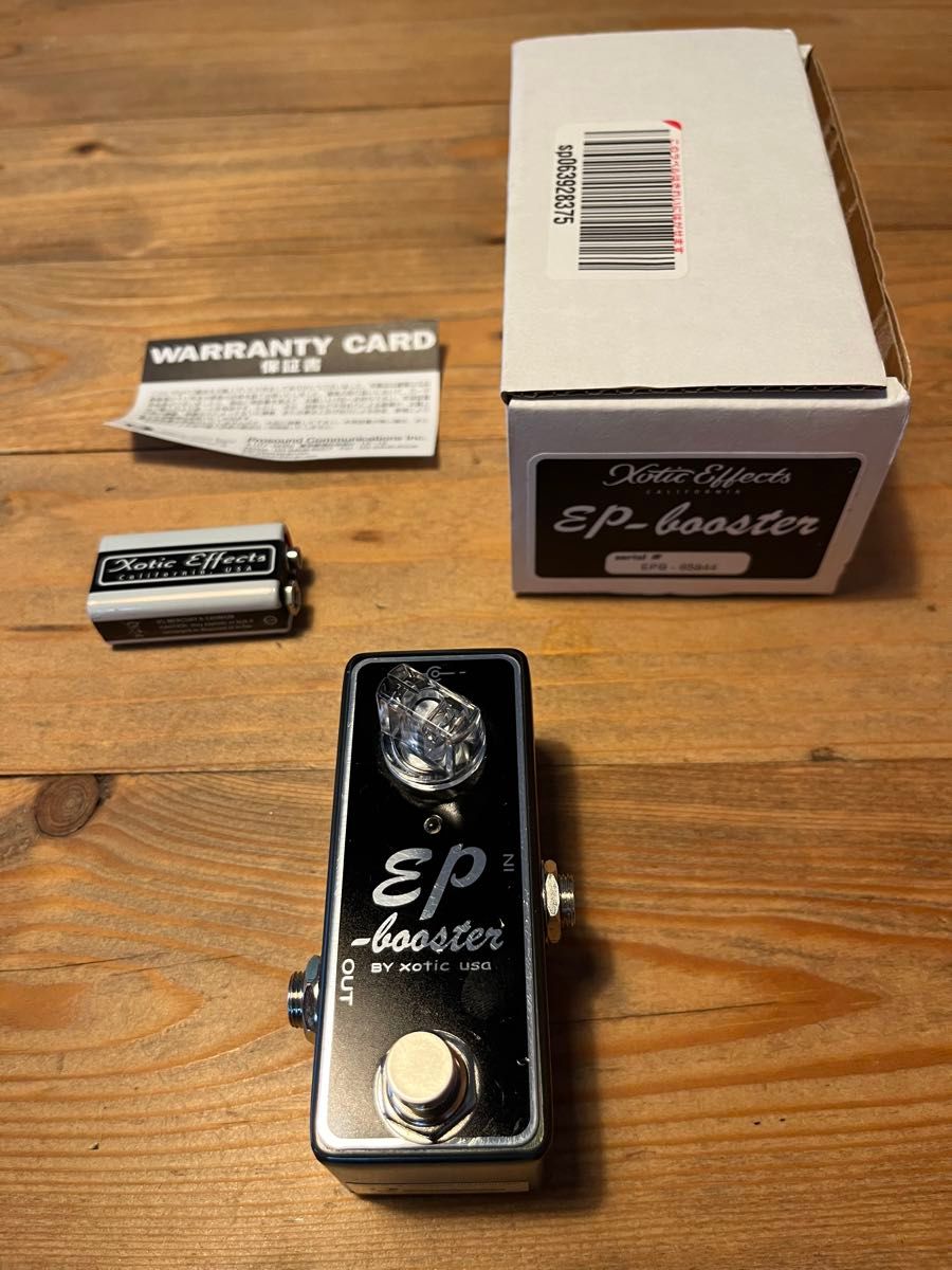 Xotic EP Booster ギター ブースター プリアンプ バッファー 18v昇圧