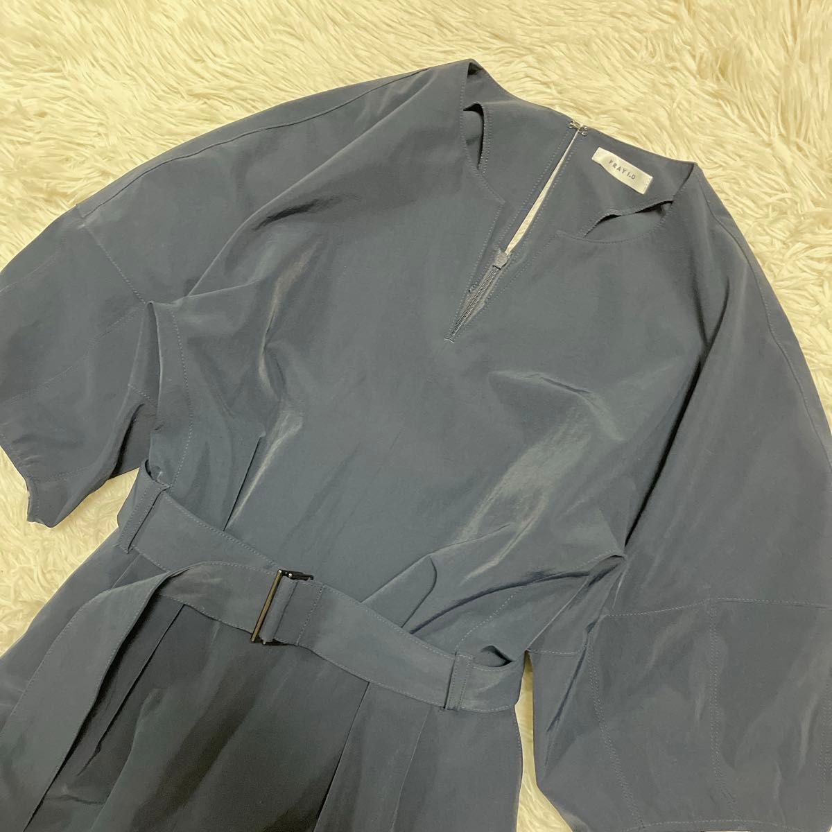 FRAY I D パフスリーブ オールインワン ネイビー 田中みな実 ドラマ