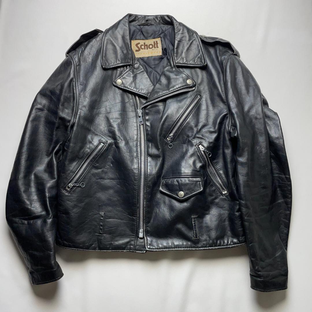 Schott ショット ダブルライダースジャケット レザージャケット 517
