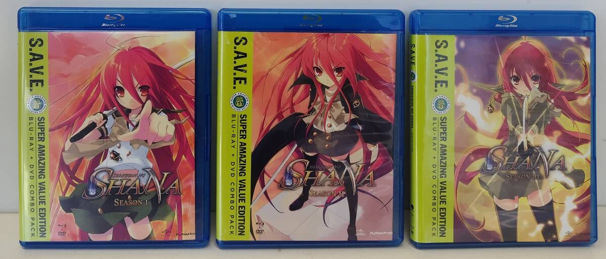 北米版 ブルーレイ】 灼眼のシャナ 第1期～3期 全72話【202-1205