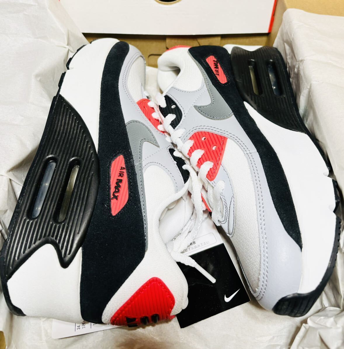 送料込 新品24 5cm ナイキ エア マックス90 LV8 AIR MAX 90 サミット
