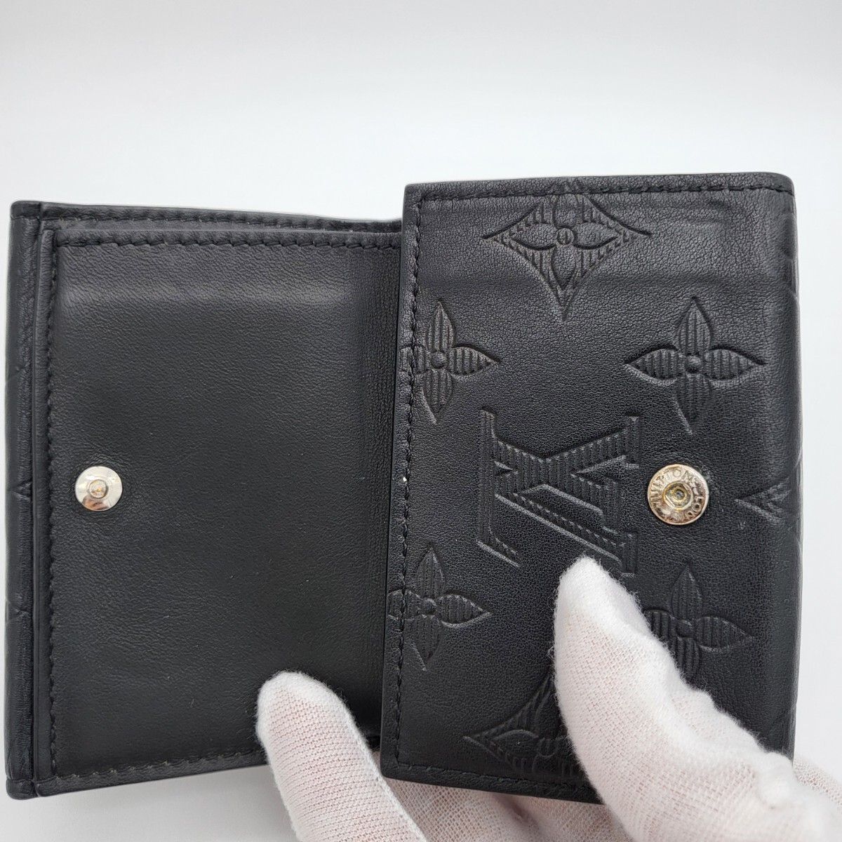 LOUIS VUITTON ルイヴィトン ディスカバリー モノグラム シャドウ 折り