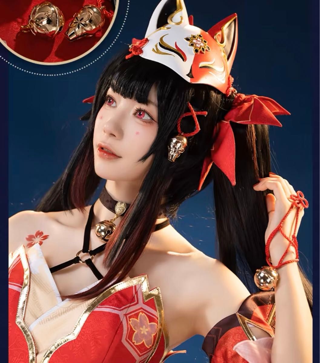 崩壊スターレイル 花火 衣装XL 靴 ウィッグ フルセット コスプレ 猫屋