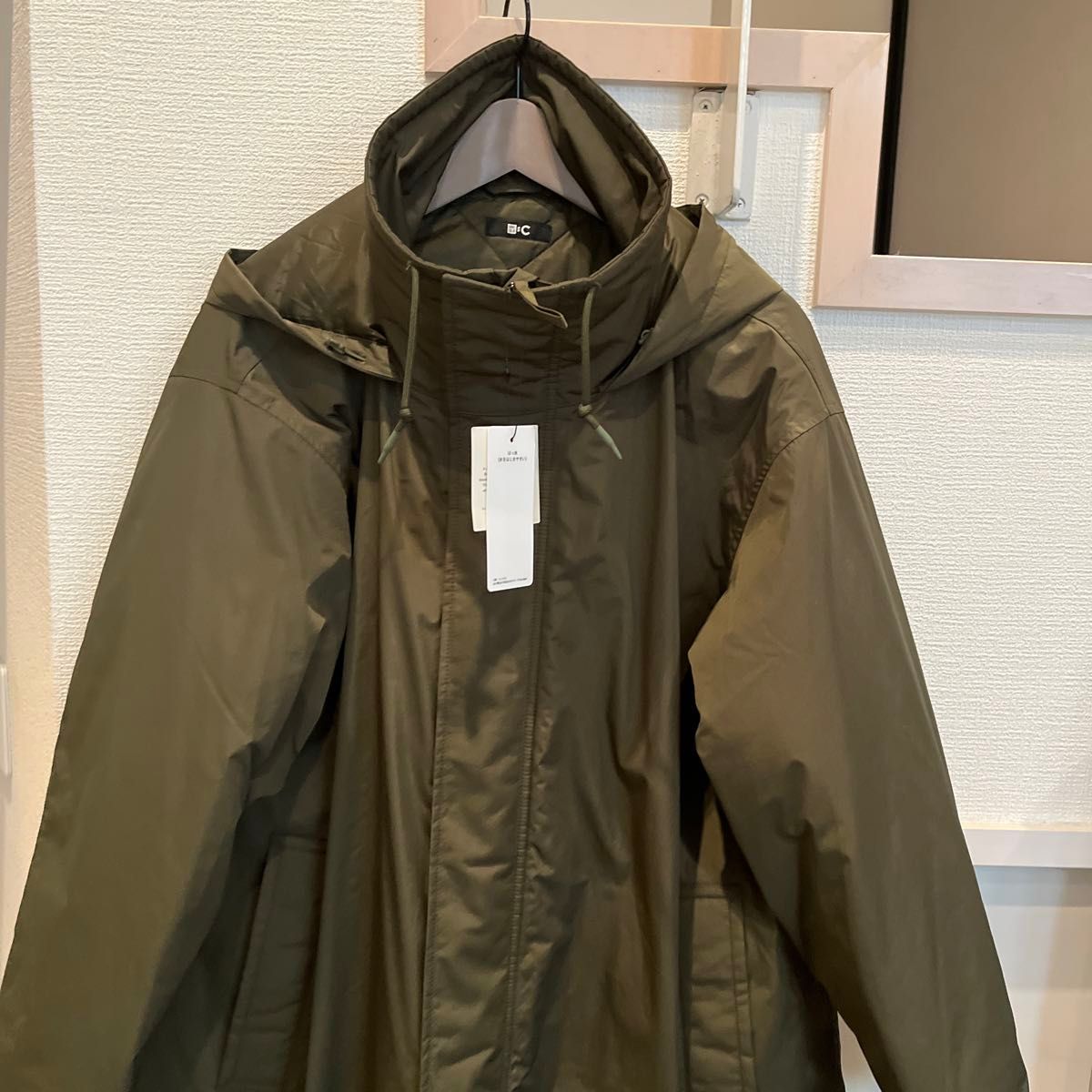 新品 ユニクロC フーデッドコート L オリーブ｜Yahoo!フリマ（旧PayPay