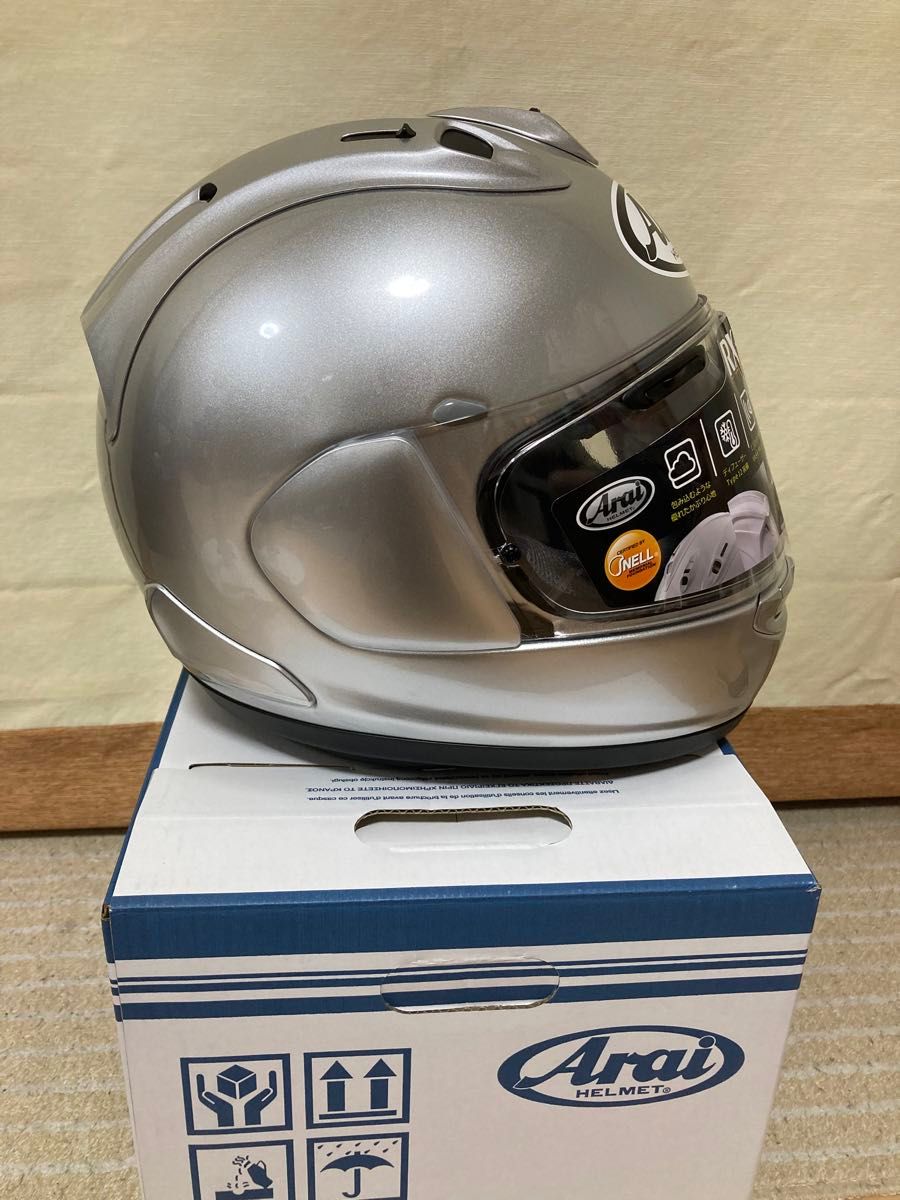 アライ Arai RX-7X 単色 アルミナシルバー ヘルメット M(57-58cm) 新品