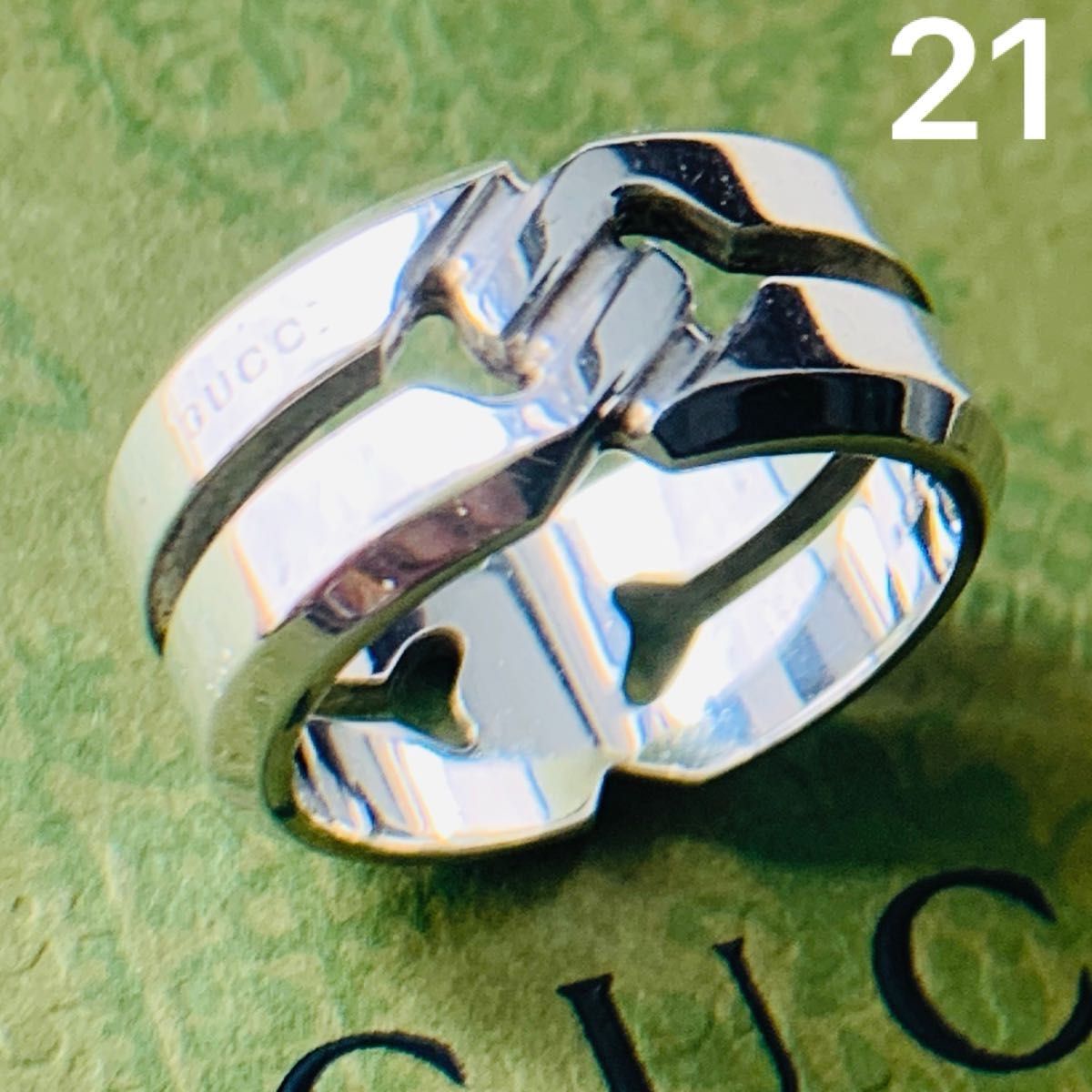 GUCCI グッチ ノットインフィニティ リング 指輪 silver 925 大きい