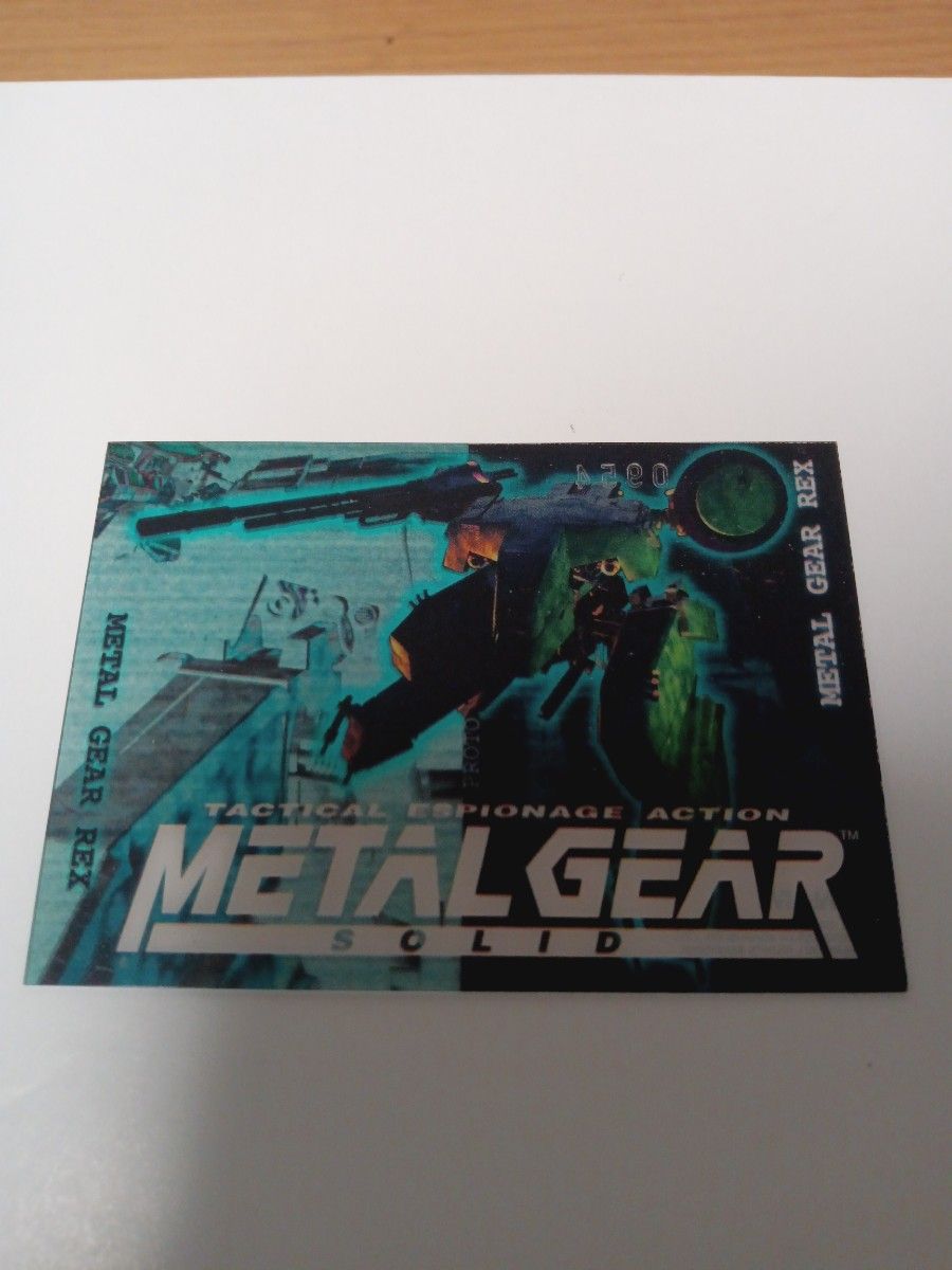 MGS メタルギアソリッド トレカ トレーディングカード クリアカード