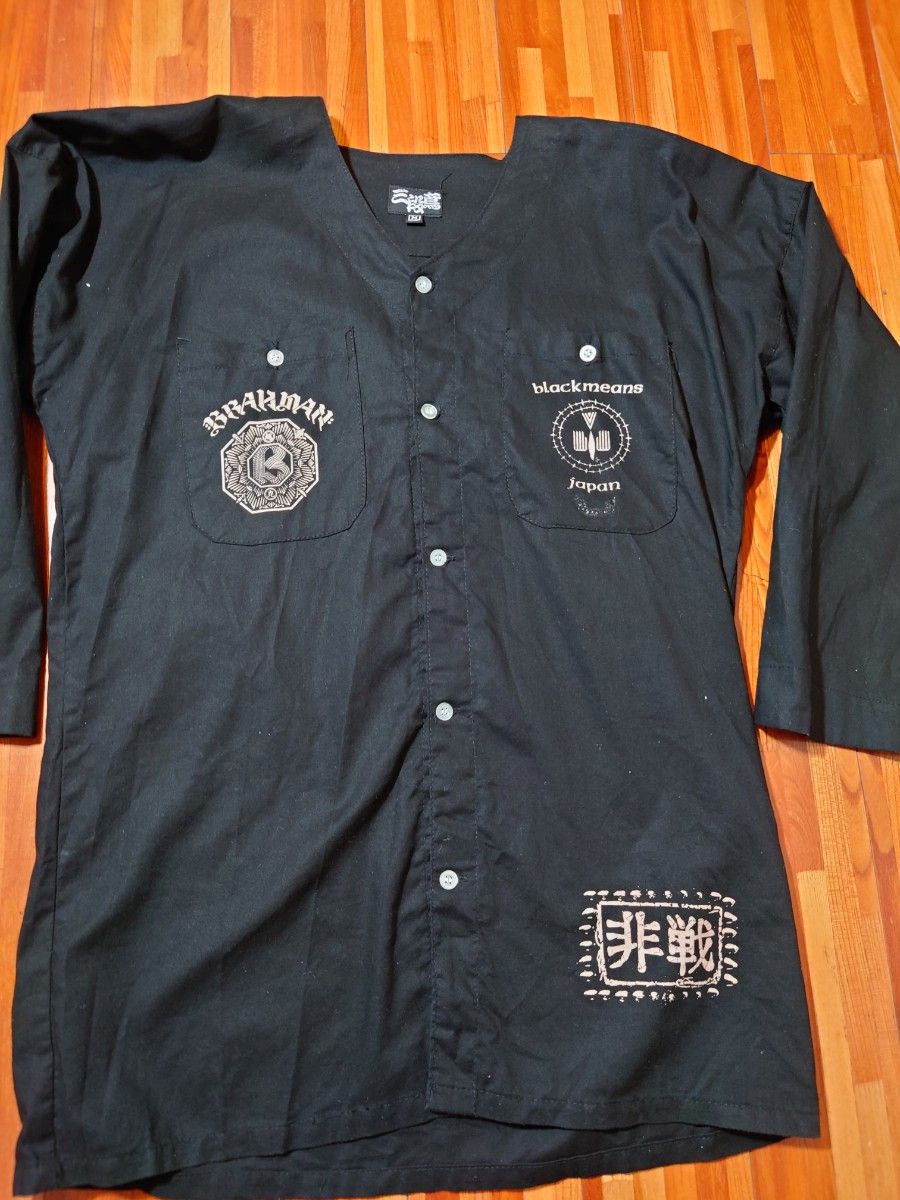 BRAHMAN × blackmeans 鯉口シャツ M / ダボシャツ ブラフマン TOSHI