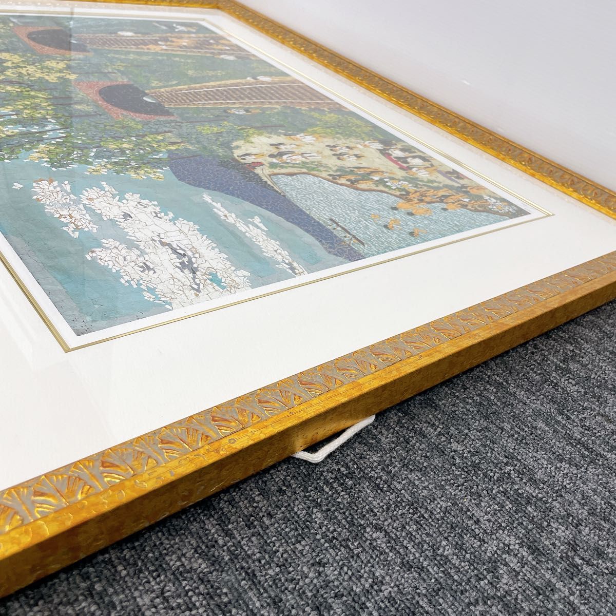 希少 レア 山下 清『トンネルのある風景』セリグラフ 貼り絵 裸の大将