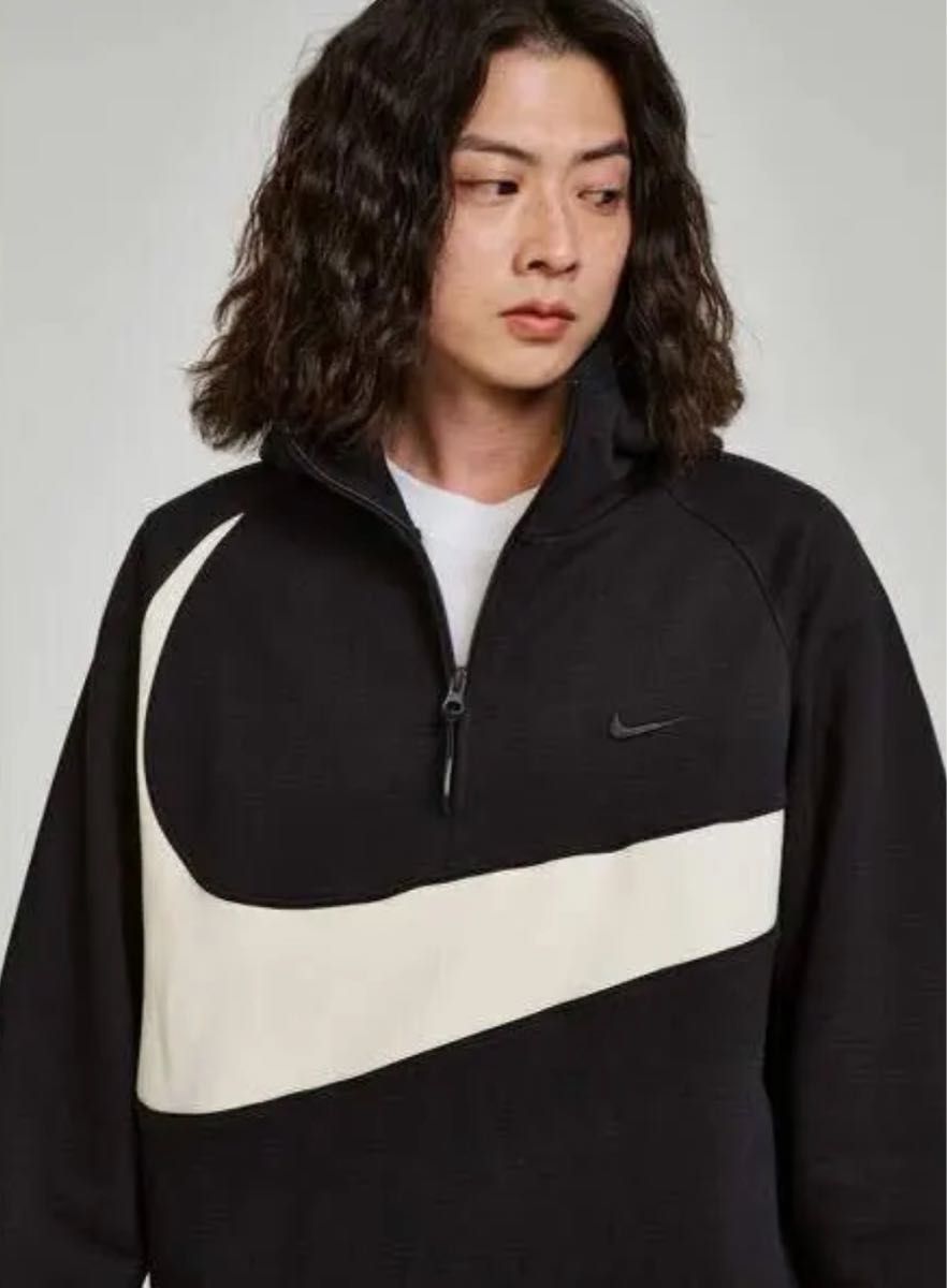 L 新品未開封 ナイキ ビッグスウッシュ フリース 上下セットアップ