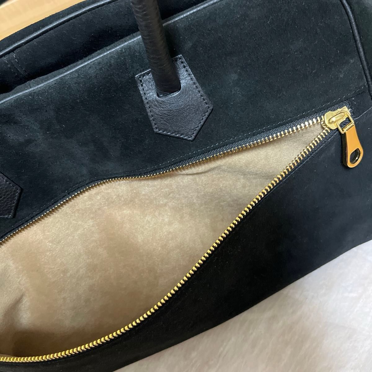 chiiiibag スエード ボストンバッグ ch iiibag ボストン ブラック
