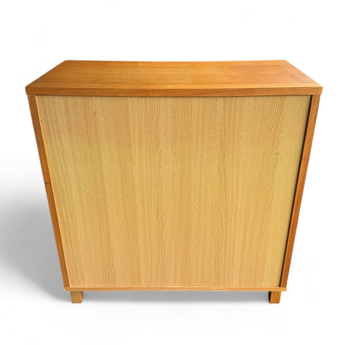 廃盤】無印良品 MUJI タモ材 4段チェスト 脚付き 天然木 幅80cm｜Yahoo
