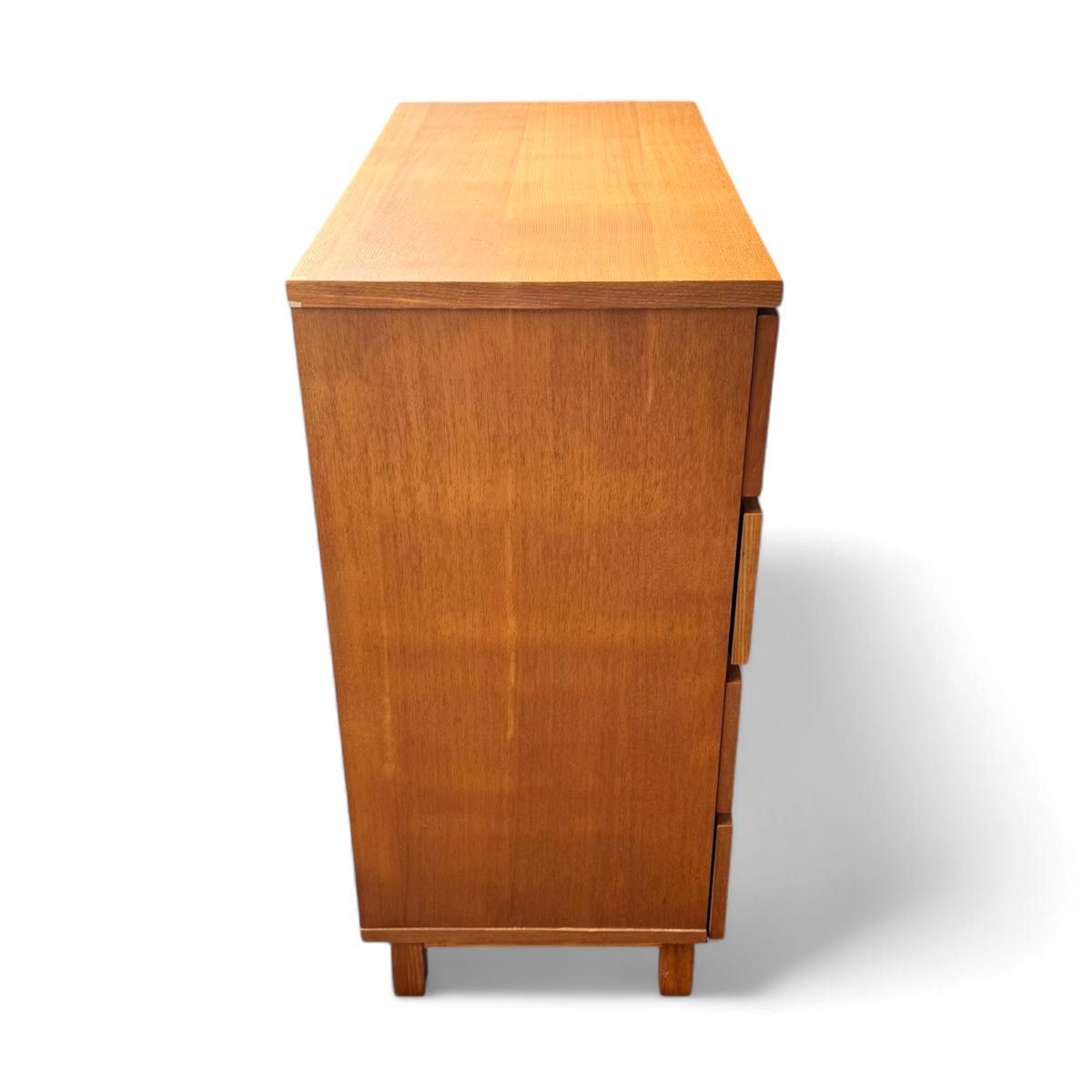 廃盤】無印良品 MUJI タモ材 4段チェスト 脚付き 天然木 幅80cm｜Yahoo