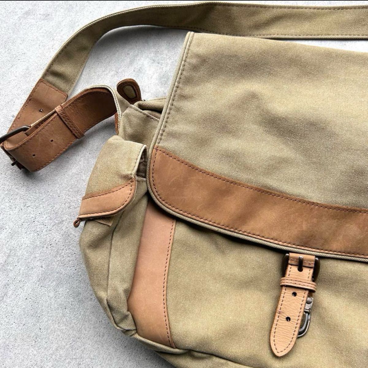 80s vintage L L Bean エルエルビーン メッセンジャーバッグ ワン