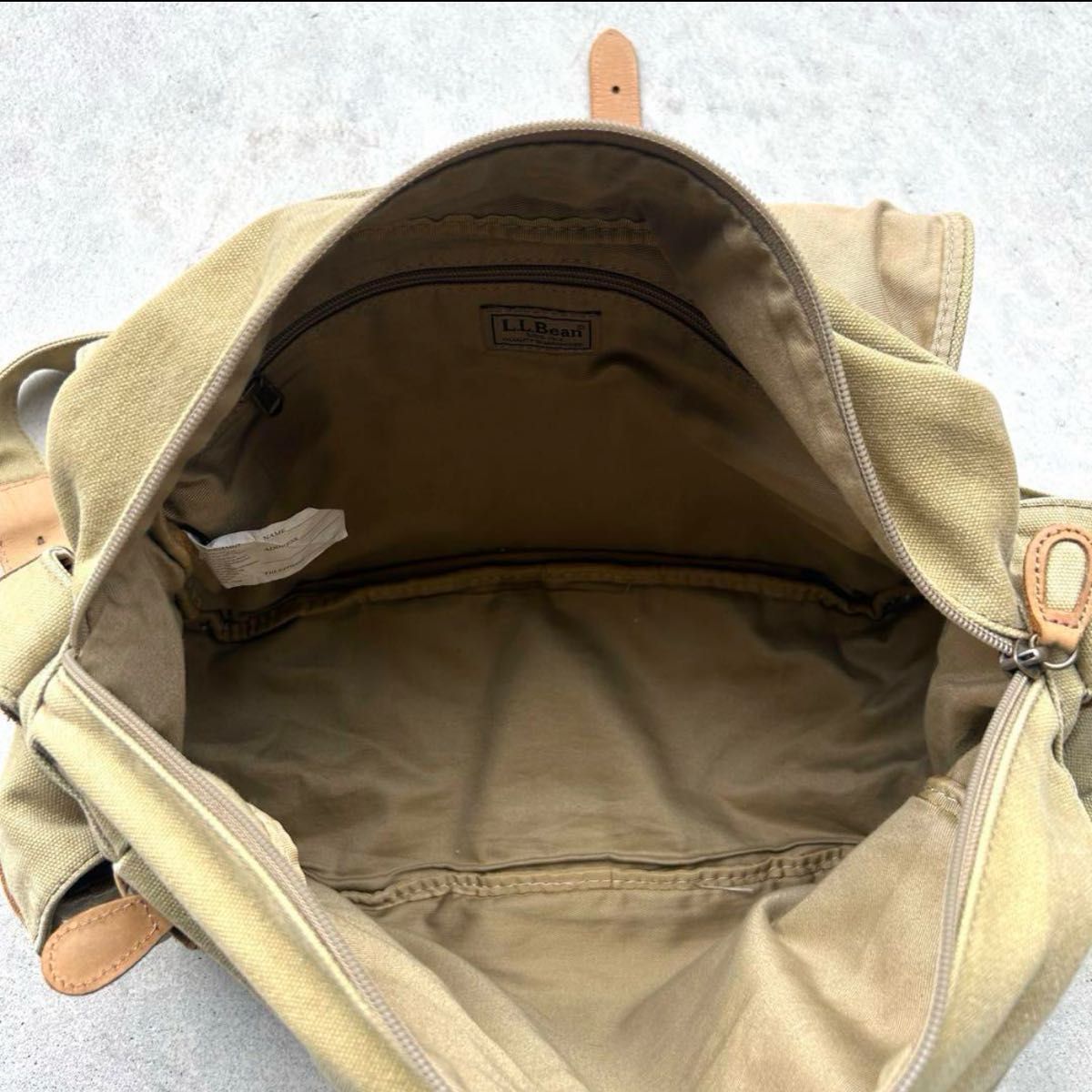 80s vintage L L Bean エルエルビーン メッセンジャーバッグ ワン