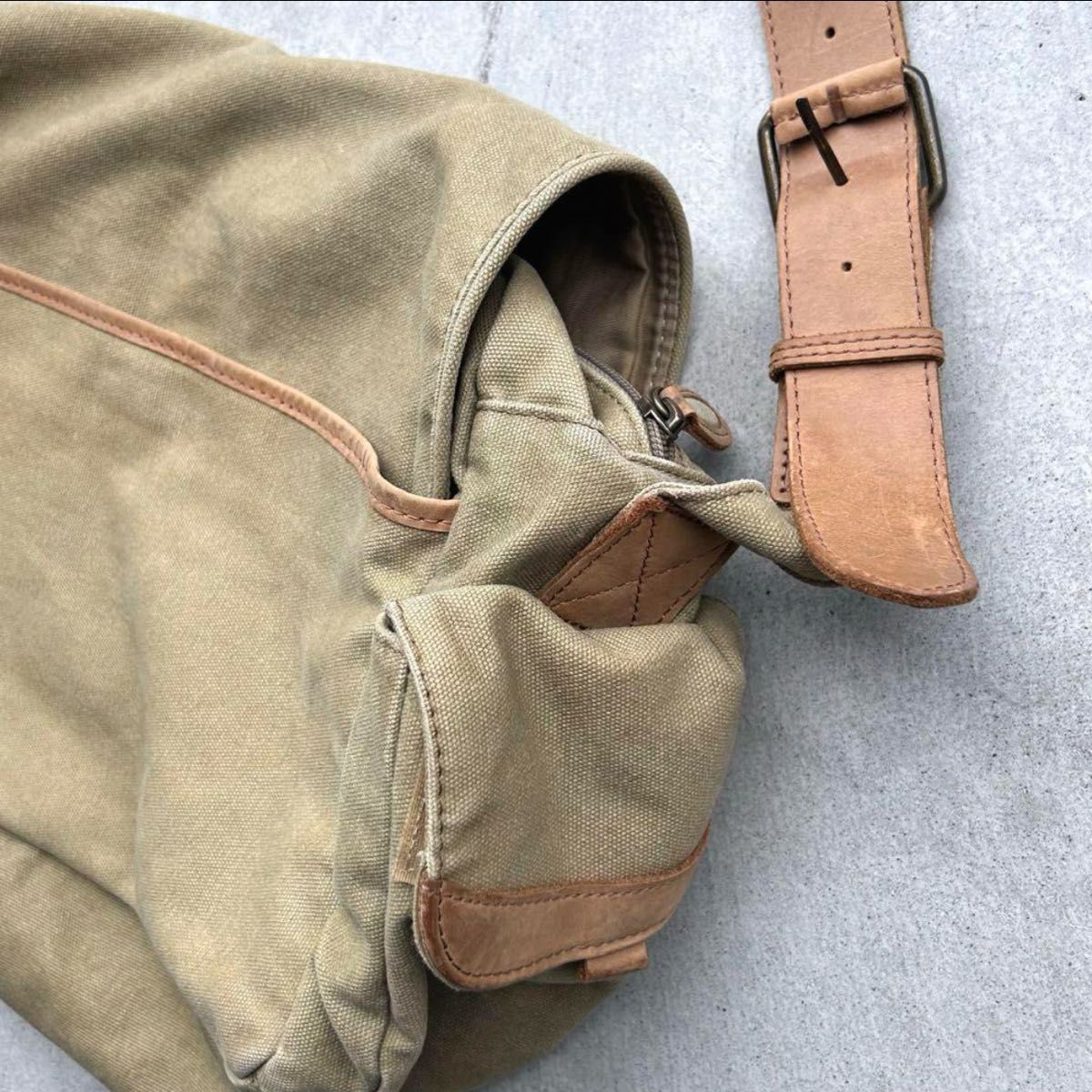 80s vintage L L Bean エルエルビーン メッセンジャーバッグ ワン
