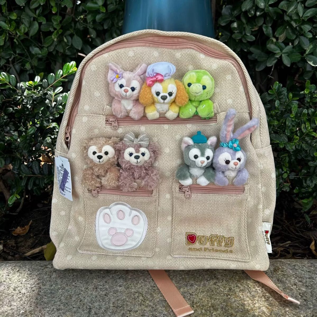 上海ディズニー ダッフィーフレンズ7人リーナベル リュックサック