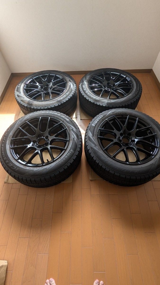 メルセデス 215/60R18 冬用タイヤセット GLA GLB メルセデス 215/60R18